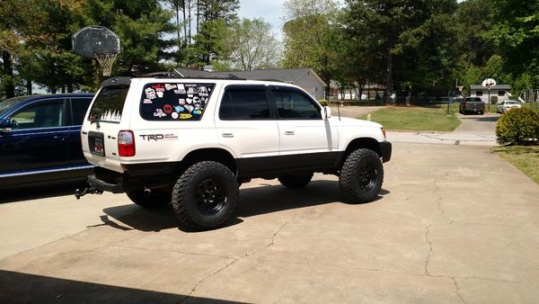 Finally got them mounted on 16x7 (or 16x8...) Pro Comp wheels.