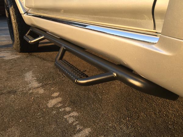 Finally...N-Fab makes a "bolt-on" step for the 10-13 SR5 - no rocker mod required.  And the fit is fantastic.