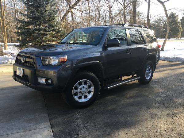 First day home 2/23/2015. Bought her used after I blew a cylinder in my 2005 at 150K. I think I will call her Yeti.