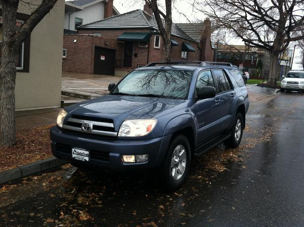 First day I got the 4Runner, Nov. of 2012