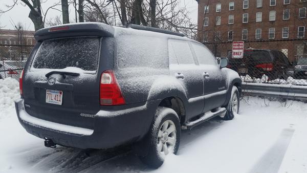 First day of snow with the new runner!