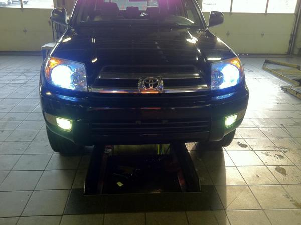 First i added HIDs
