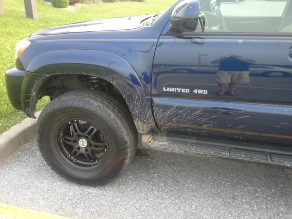 First mud on tires!