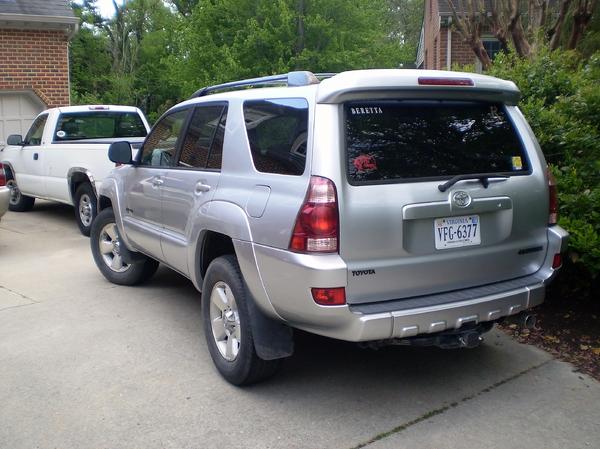 First picture I've been able to get up here. Well here she is. 2005 SR5 4WD V8. 153k miles and going up daily. Might be hard to see but I've plasti-di