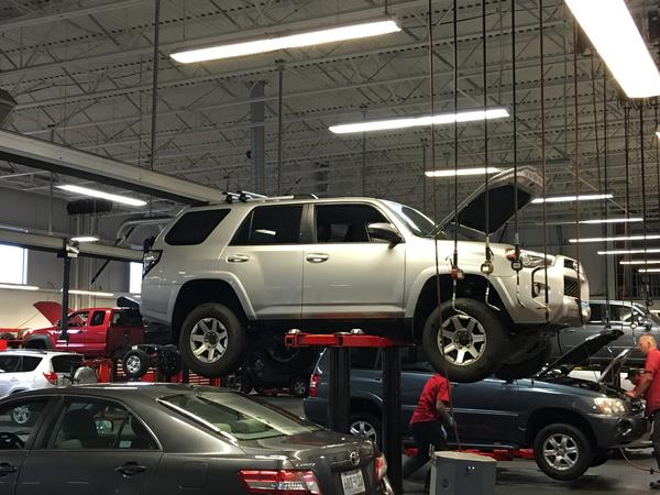 First Service at Toyota
