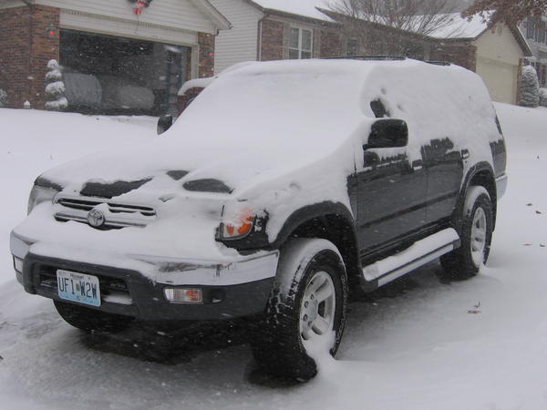 first snow in the 4Runner!