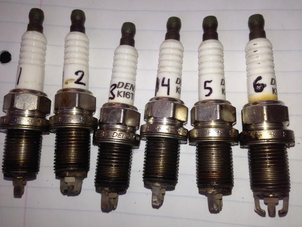 First spark plug change - Feb 2018