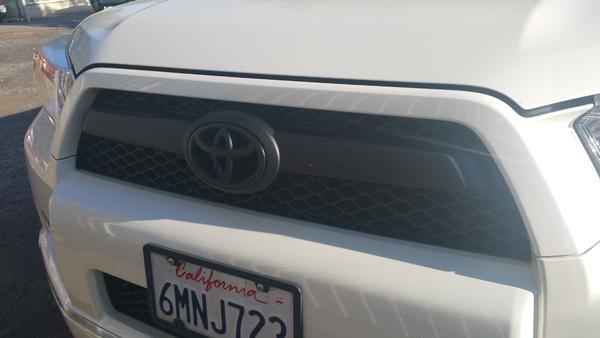First thing I did to her was plastidip the chrome in the grill. Did this the day after I got her. Before everything went wrong.