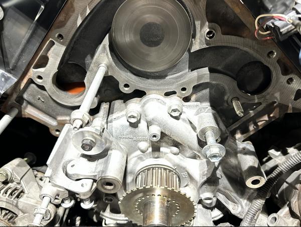 First things first. Timing belt, water pump, serpentine belt, and seals.