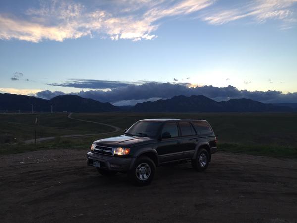 First time I took her off the pavement