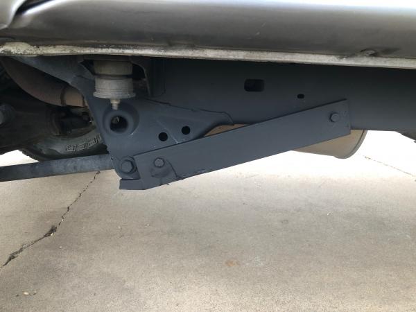 first time off roading hit the rear control arm bracket pretty hard on a rock. Friend told me they make skids for it. Thought what the hell I'm gonna 