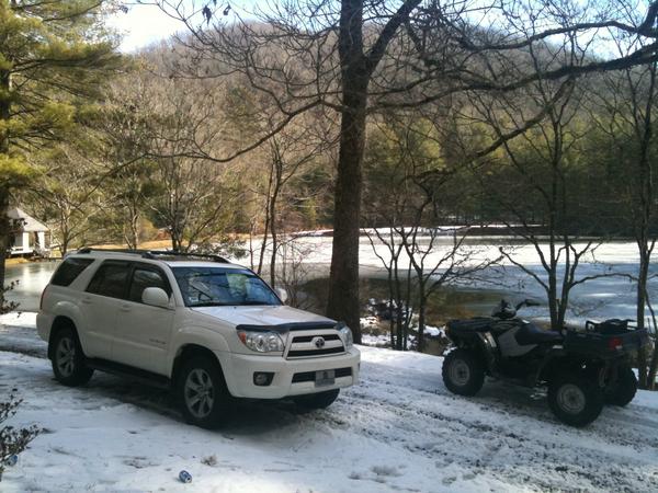 First time snow wheelin' in Brevard, NC