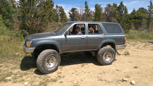First time wheeling Lloyd. They both did well (Lloyd and The Old Lady) Apex, Co