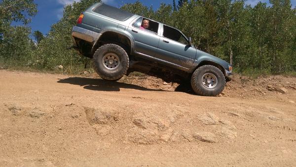 First time wheeling, they got a little tippy. Funniest thing I have ever seen!