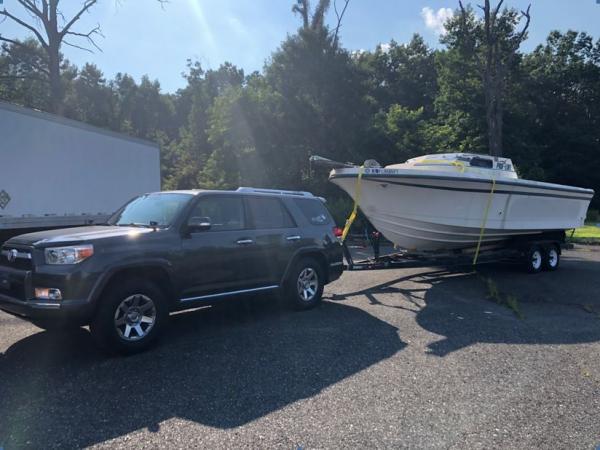 First tow, I probably could've gone smaller than a 25'. Meh, she did very well, even with a load leveling hitch.