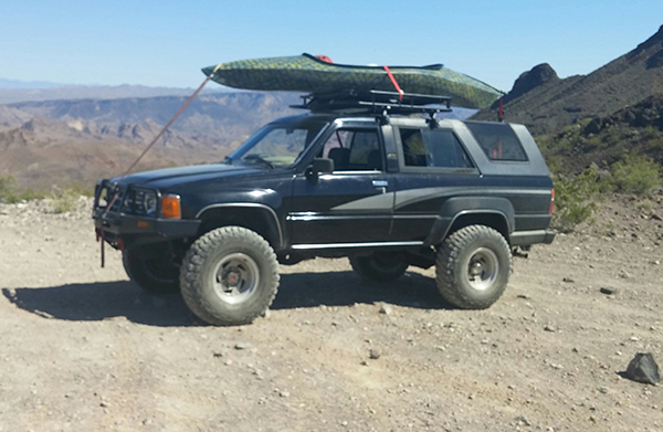 First wheelin'/kayak trip