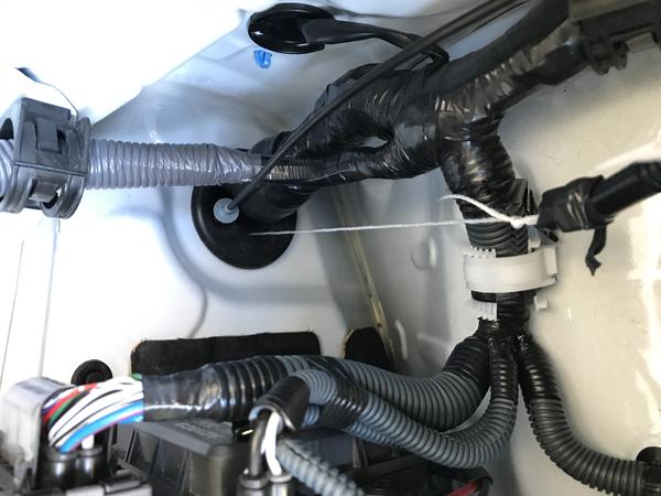 Fishing cable for Switch Pro into the cab