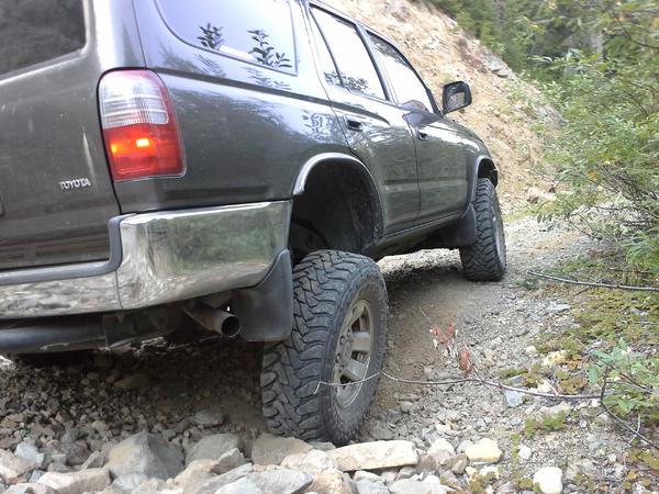 Flexing a little.