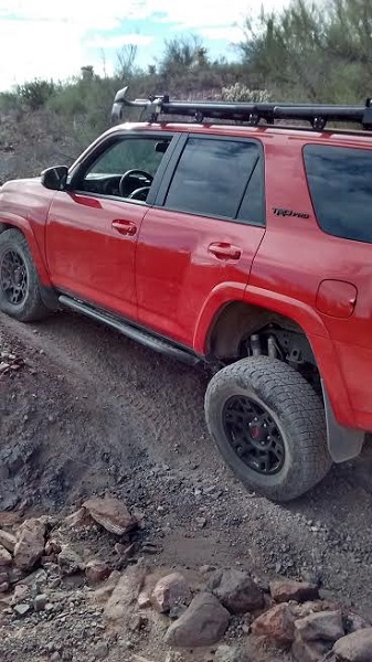 Flexing hard. Two wheels off. ATRAC got me out easy.