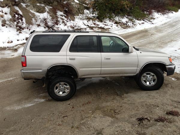 Flexing stock suspension.