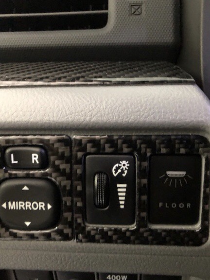 Floor LED switch