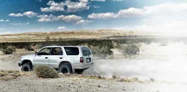 Flying threw Barstow