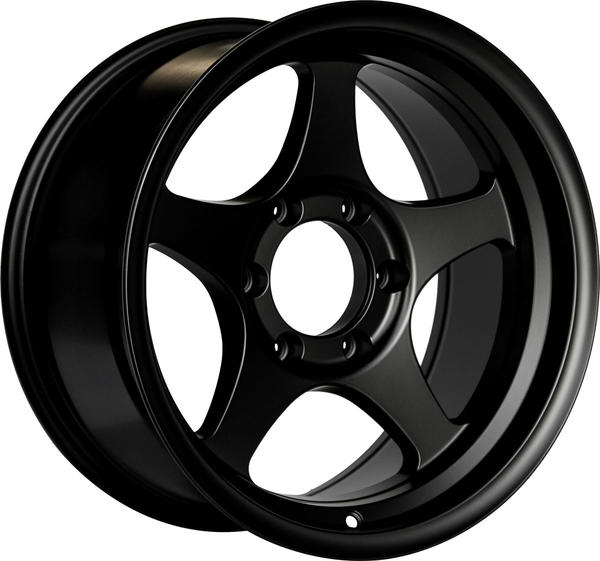FN Wheels Five Star - Matte Black
Diameter: 17"
Width: 8.5"
Offset: -6mm
Backspacing: 4.5"
Load rating: 955KG (2,100lbs+)
Weight: 22lbs (approximate)
