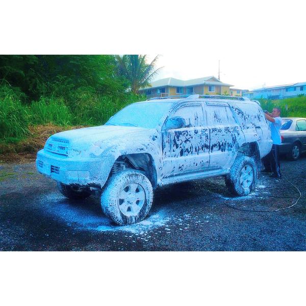 Foam Cannon ... Have to take care
