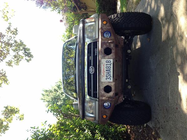 Fog lights installed