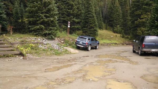 Forth of July trail parking lot