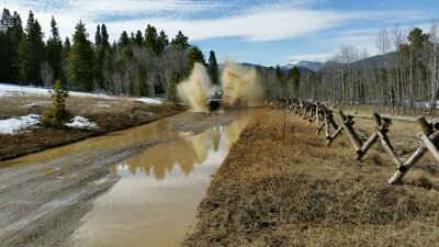 Found a little puddle, beautiful day.