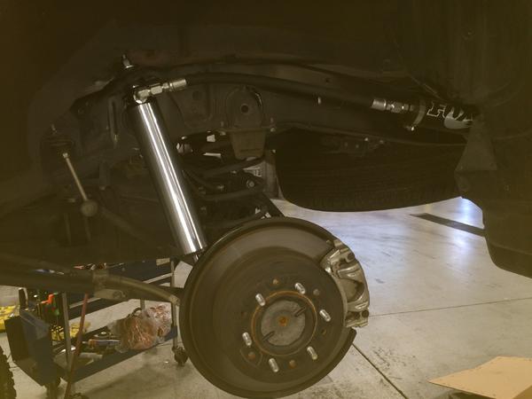 Fox Rear Remote Reservoir's finally installed.  Waited 7 weeks.