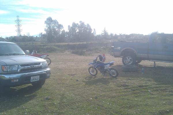 Friend popped tire in Fontana