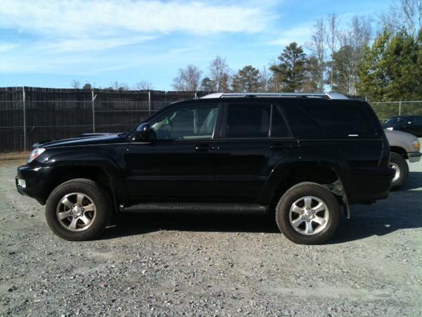 From the side, had just picked it up.