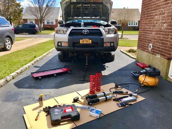 Front Coilover install