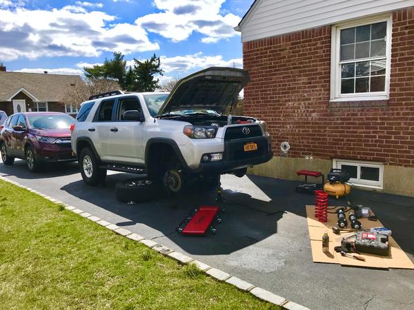 Front Coilover install