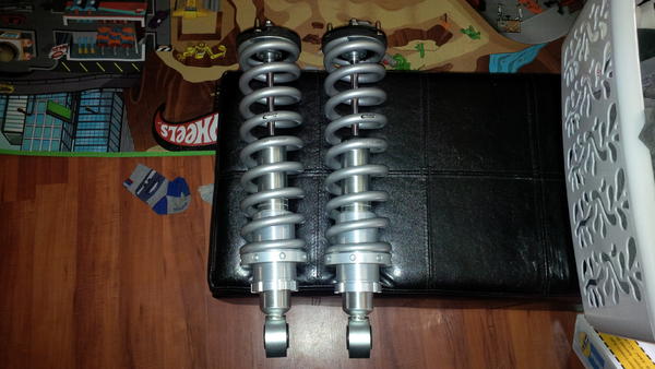 Front coilovers assembled