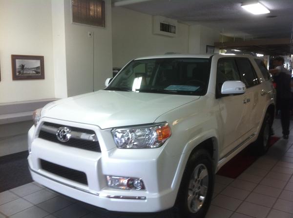 Front driver at the dealership