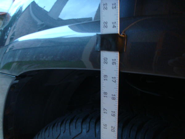 front driver stock height
