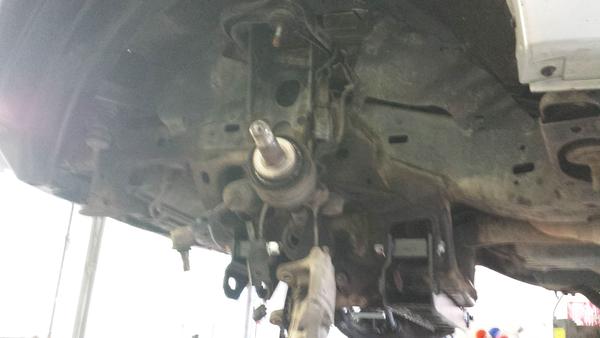 front drop brackets installed