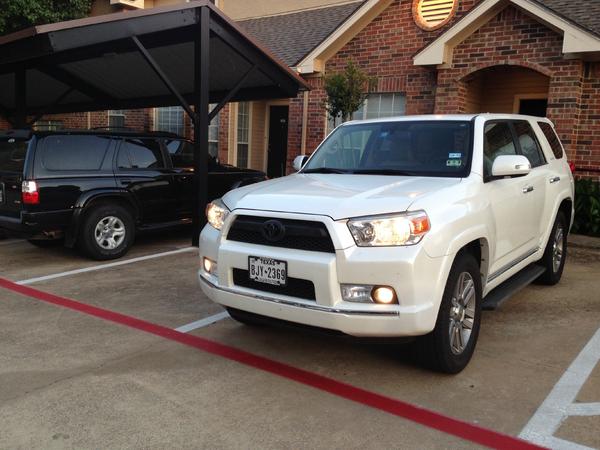 Front grill and fog light covers plasti-dipped