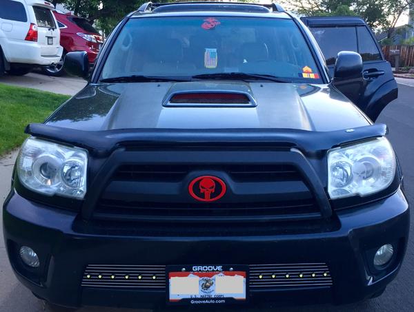 Front Grille with Punisher Emblem