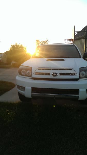 Front in the sunrise