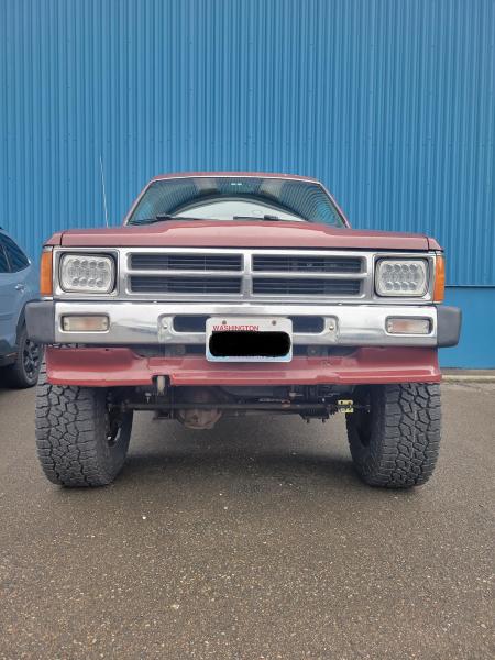 front lifted view