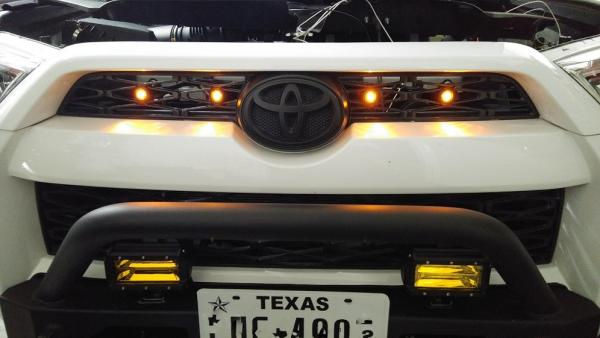 Front marker lights