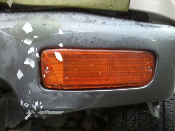 Front. Silver Mustang paint.