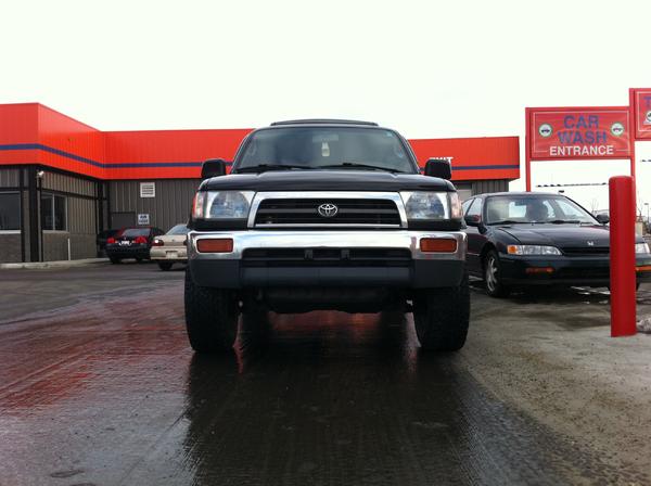 Front view after my pointless car wash (it snowed the next day)