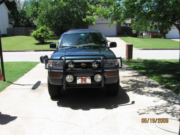 front view with awesome license plate