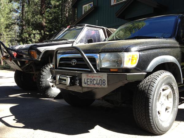 Front winch bumper side