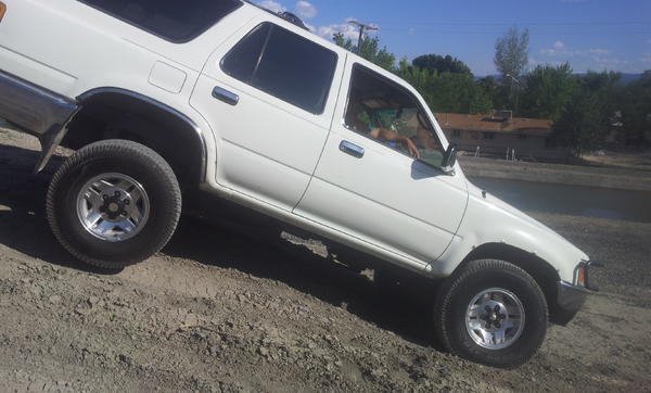 Full extension on my already sagging suspension. Yay baby YAY
